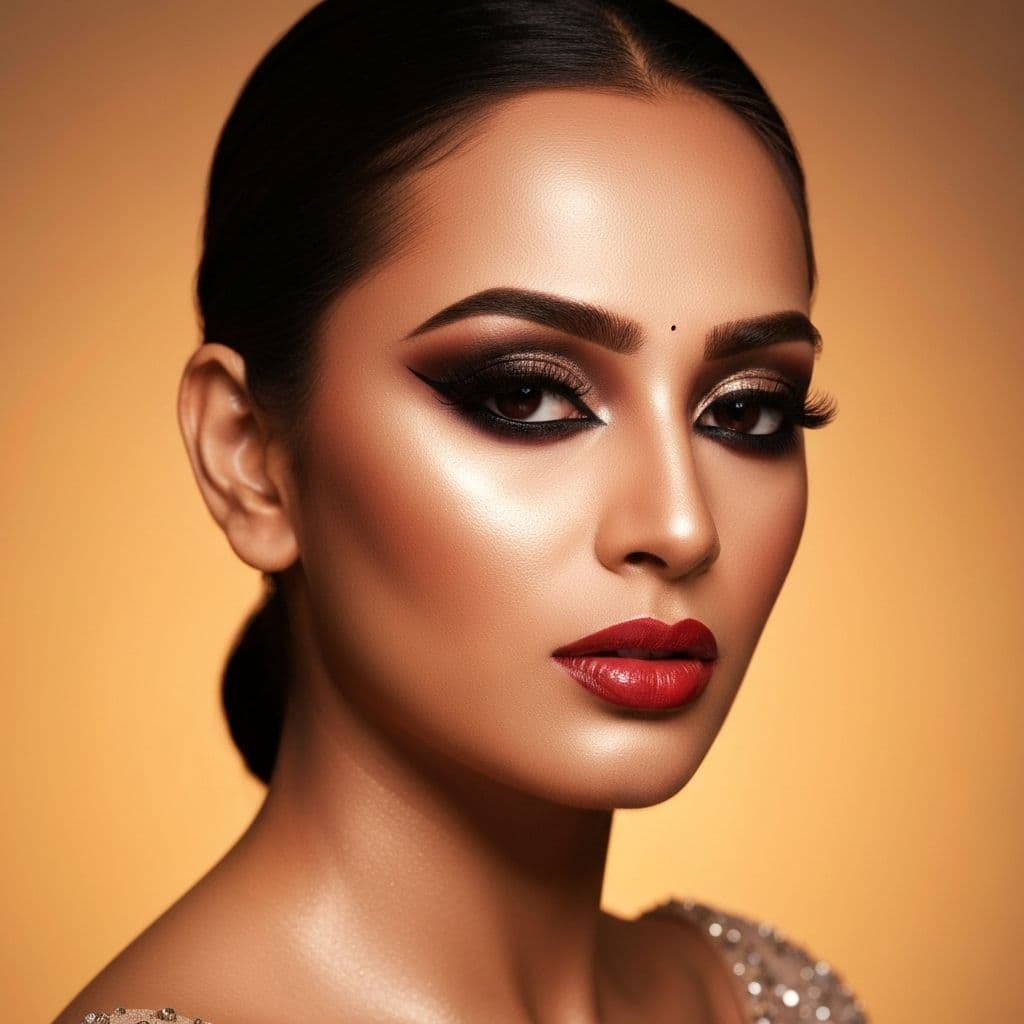 Editorial beauty makeup