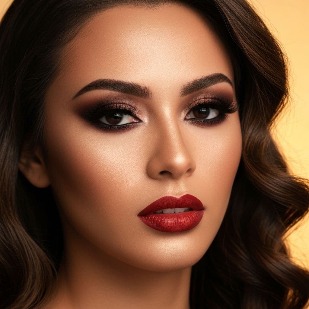 Glamorous evening look