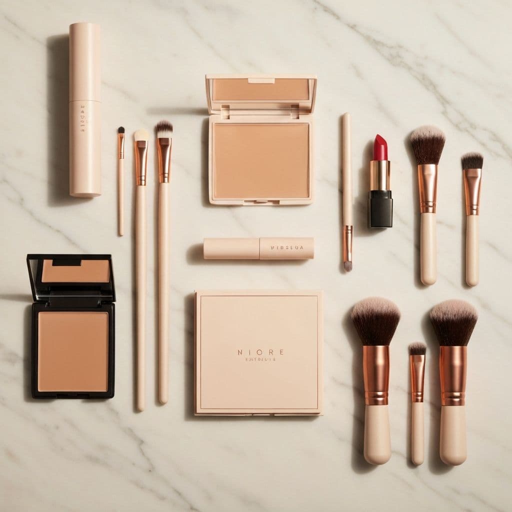 Makeup artistry tools and brushes